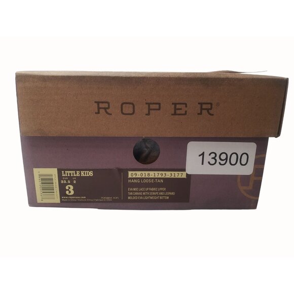 ROPER Hang Loose Loafer Tan & Multicolor Unisex-Child size 3 Little Kid - Picture 8 of 8